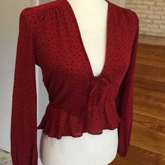 REFORMATION RUFFLE TOP - Picture 2 of 10